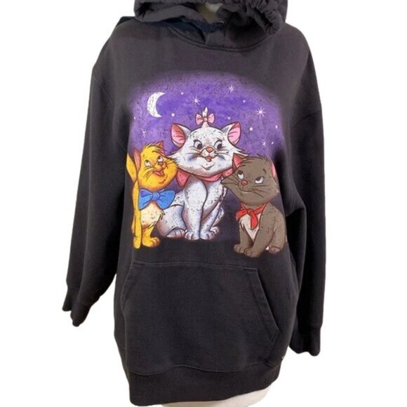 Disney x Coach The Aristocats Pullover Hoodie Sweater Sweatshirt Women's - Picture 1 of 5